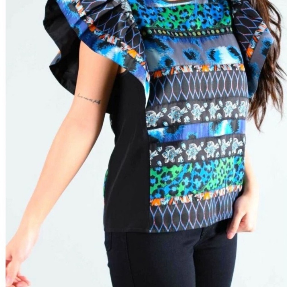 NWT Kenzo x H&M Silk Blouse Size Small
